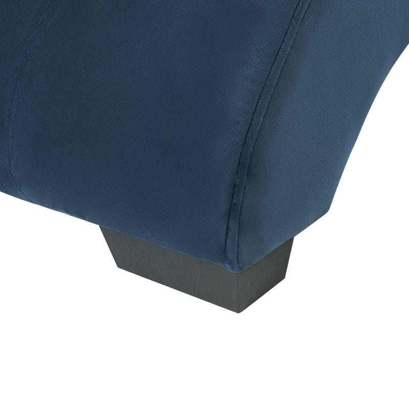 Chaiselong Simorre - Blå, sort, sølv - Møbler - Stole & lænestole - Lænestole - Chaiselong lænestol & Divan lænesto