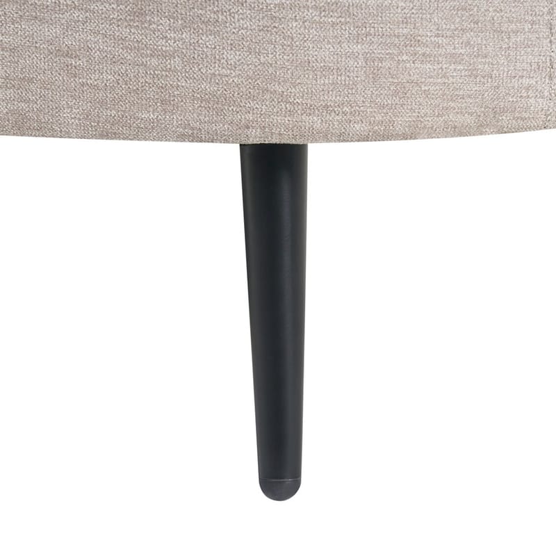 Chaiselong Valreas - Beige, sort/Venstrevendt - Møbler - Stole & lænestole - Lænestole - Chaiselong lænestol & Divan lænesto