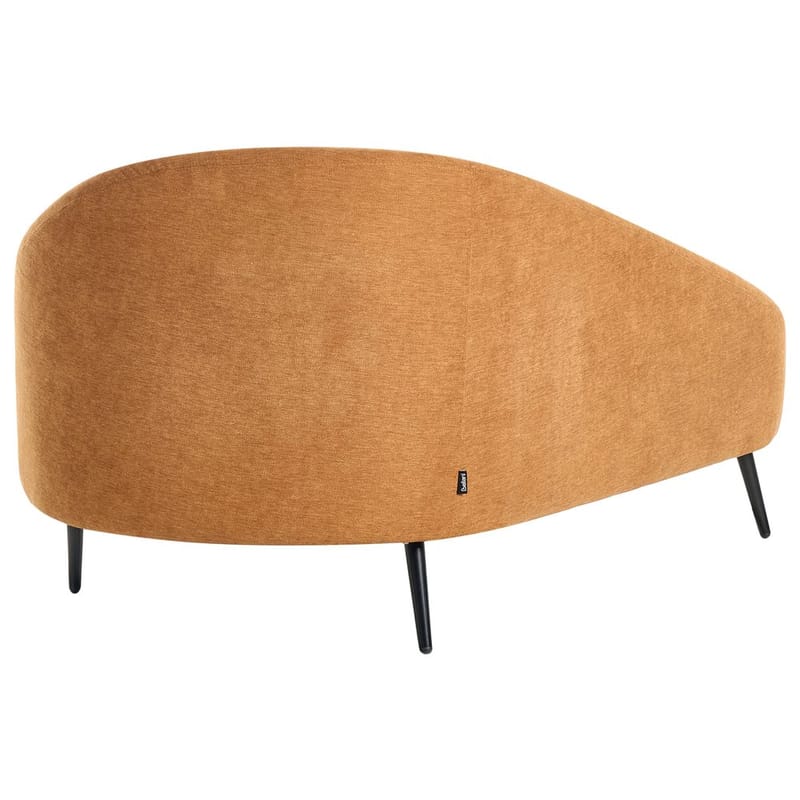 Chaiselong Valreas - Orange, sort/højrevendt - Møbler - Stole & lænestole - Lænestole - Chaiselong lænestol & Divan lænesto