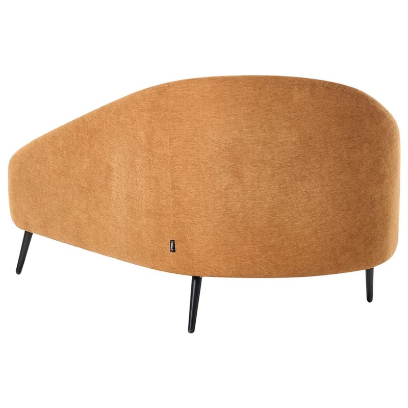 Chaiselong Valreas - Orange, sort/venstrevendt - Møbler - Stole & lænestole - Lænestole - Chaiselong lænestol & Divan lænesto