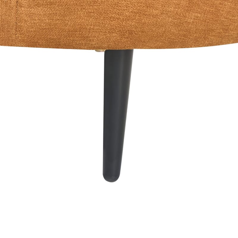 Chaiselong Valreas - Orange, sort/venstrevendt - Møbler - Stole & lænestole - Lænestole - Chaiselong lænestol & Divan lænesto