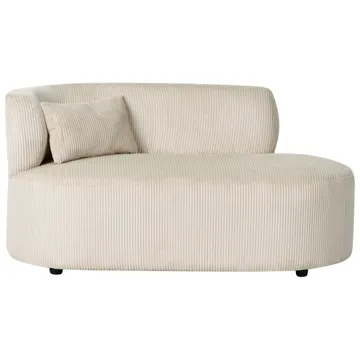 Chaiselong Vanvey venstrevendt - Lysbeige - Møbler - Sofaer - Daybed