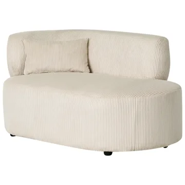 Chaiselong Vanvey venstrevendt - Lysbeige - Møbler - Sofaer - Daybed