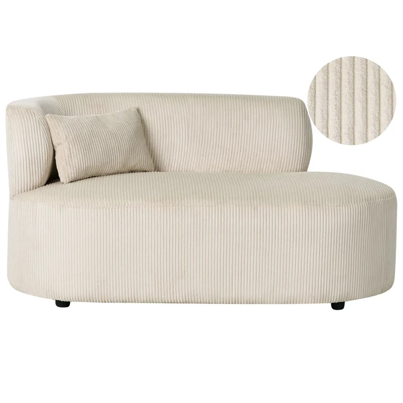 Chaiselong Vanvey venstrevendt - Lysbeige - Møbler - Sofaer - Daybed