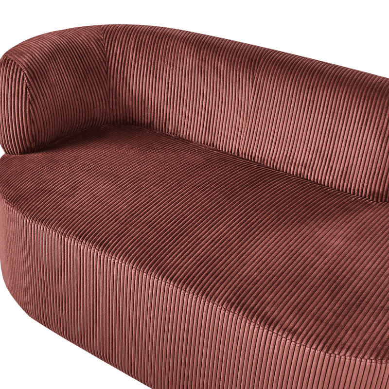 Chaiselong Vanvey venstrevendt - Rød - Møbler - Sofaer - Daybed