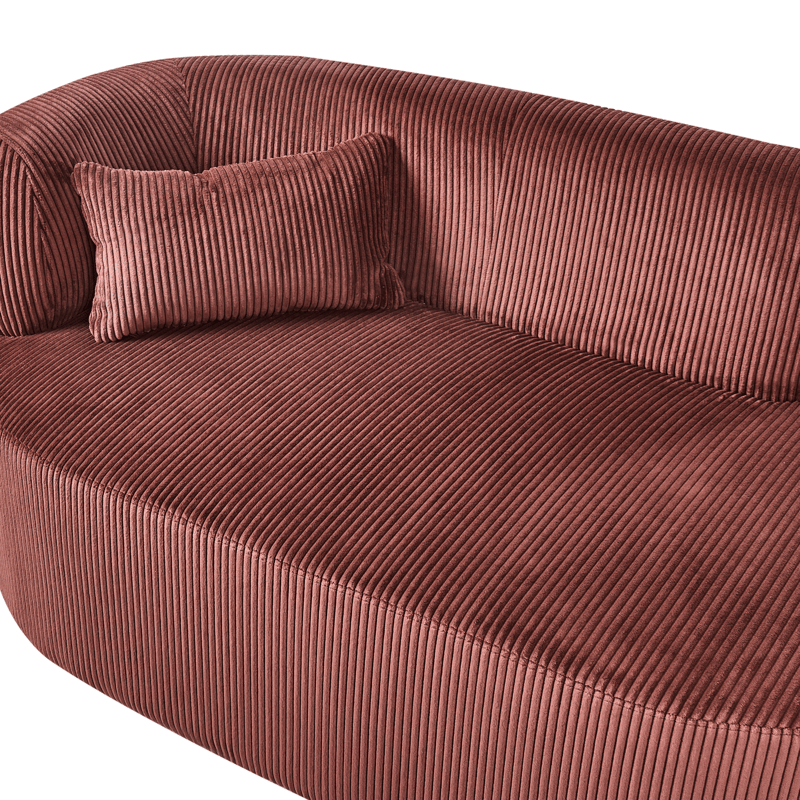 Chaiselong Vanvey venstrevendt - Rød - Møbler - Sofaer - Daybed