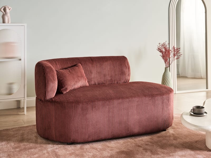Chaiselong Vanvey venstrevendt - Rød - Møbler - Sofaer - Daybed