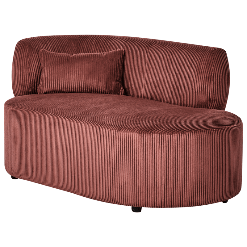 Chaiselong Vanvey venstrevendt - Rød - Møbler - Sofaer - Daybed