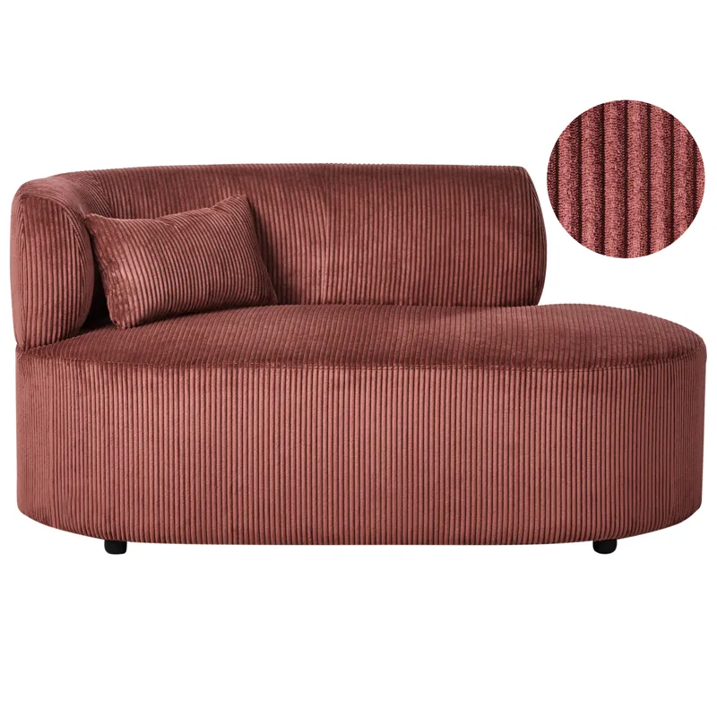 Chaiselong Vanvey venstrevendt - Rød - Møbler - Sofaer - Daybed