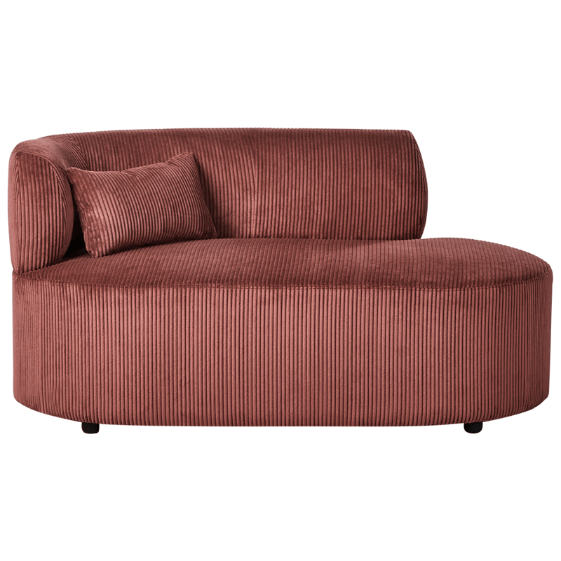 Chaiselong Vanvey venstrevendt - Rød - Møbler - Sofaer - Daybed