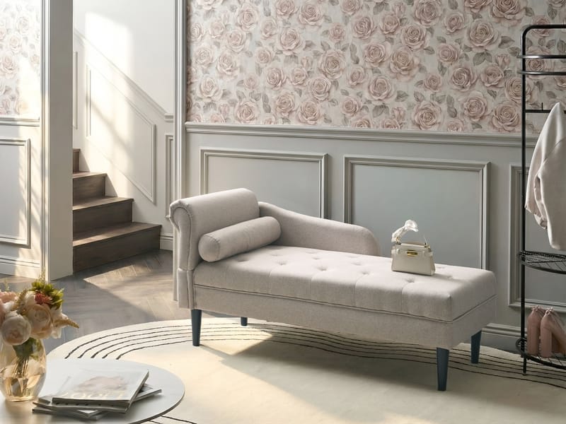 Chaiselong Yvoire venstrevendt - Beige - Møbler - Sofaer - Daybed