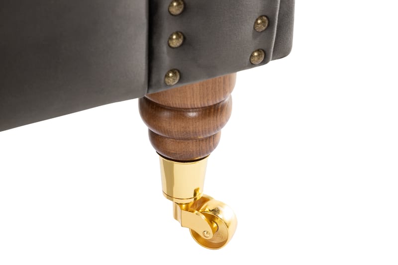 Chesterfield Deluxe Lænestol - Grå - Møbler - Stole & lænestole - Lænestole - Chesterfield lænestole