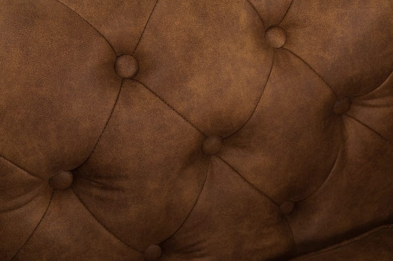 Chesterfield Deluxe Lænestol Vintage - Cognac - Læderstol - Chesterfield lænestole