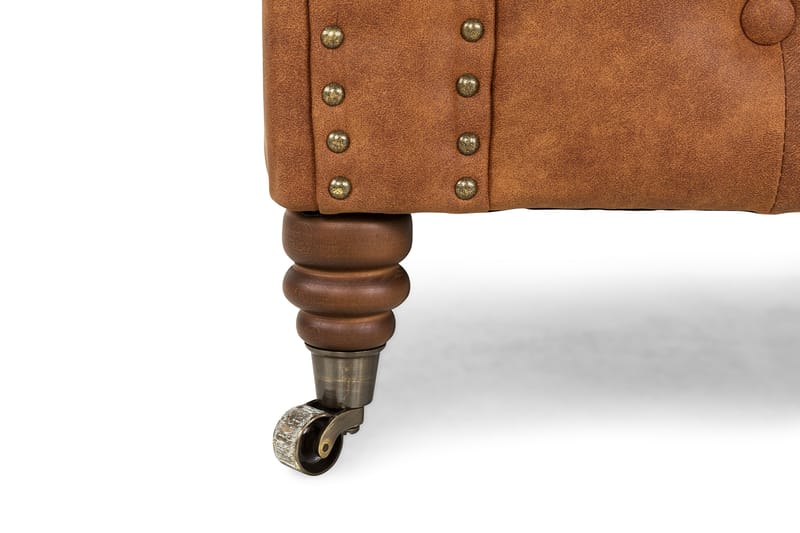 Chesterfield Deluxe Lænestol Vintage - Cognac - Møbler - Stole & lænestole - Lænestole - Chesterfield lænestole