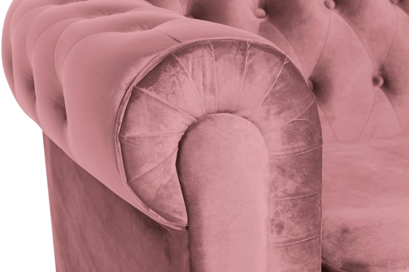 Chesterfield Lyx Lænestol - Rustrosa Velour - Møbler - Stole & lænestole - Lænestole - Chesterfield lænestole