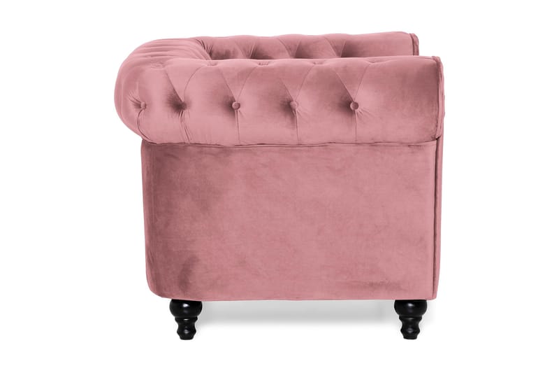 Chesterfield Lyx Lænestol - Rustrosa Velour - Møbler - Stole & lænestole - Lænestole - Chesterfield lænestole