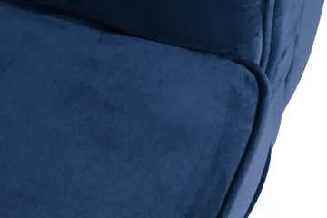 Chesterfield Lyx Stor behagelig dyb fløjlsfotel – Fotel til stuen - Blå - Møbler - Stole & lænestole - Lænestole - Chesterfield lænestole