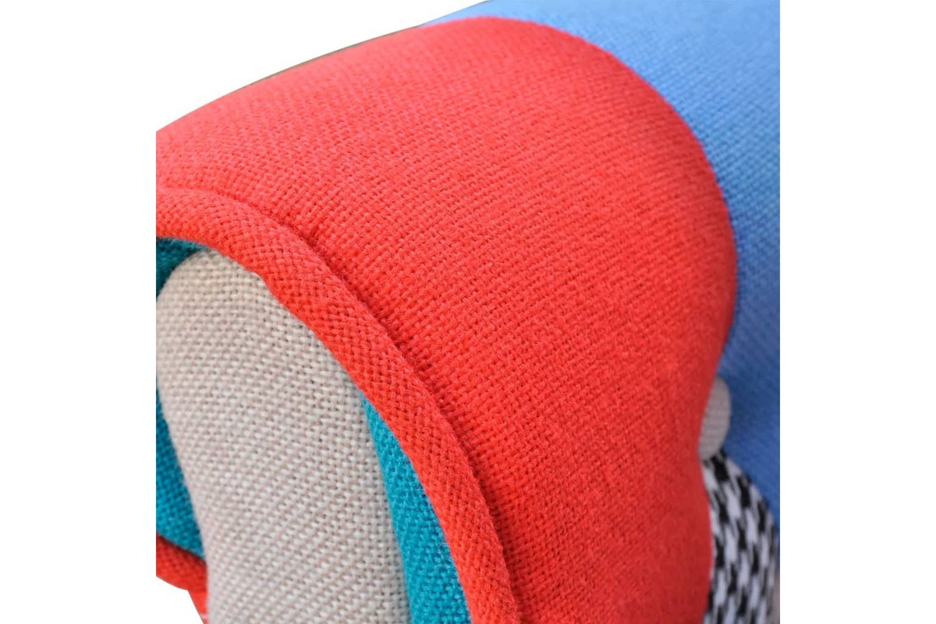Lænestol Med Patchworkdesign Stof - Flerfarvet - Møbler - Stole & lænestole - Lænestole - Chesterfield lænestole