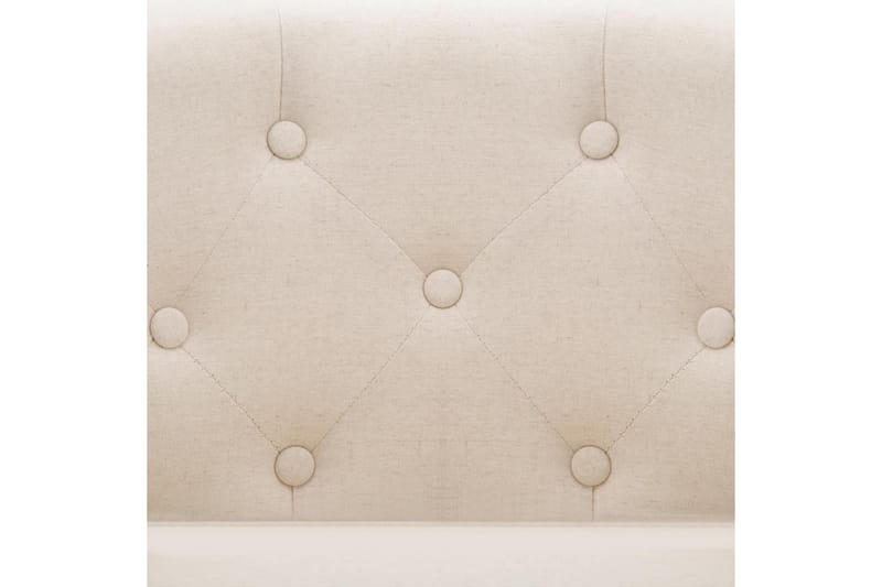 Lænestol Stofbeklædning 65 X 64 X 65 Cm Beige - Beige - Møbler - Stole & lænestole - Lænestole - Chesterfield lænestole