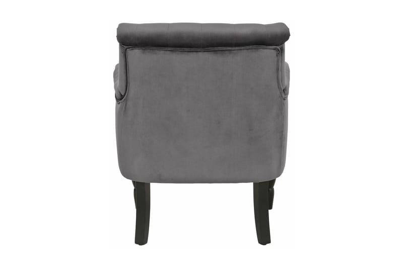 Naoki velourlænestol - Grå - Møbler - Stole & lænestole - Lænestole - Chesterfield lænestole