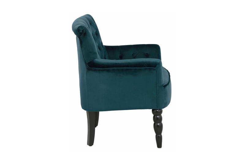 Naoki velourlænestol - grøn - Møbler - Stole & lænestole - Lænestole - Chesterfield lænestole
