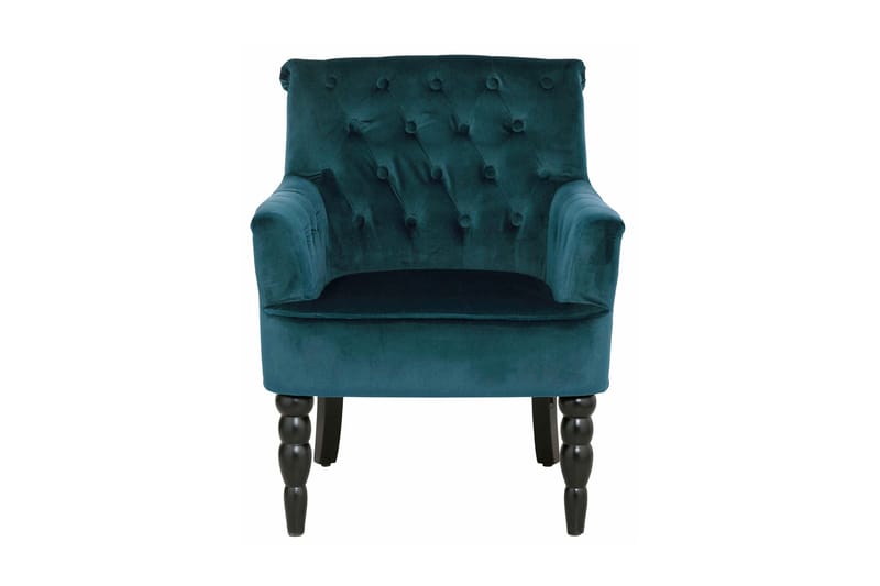 Naoki velourlænestol - grøn - Møbler - Stole & lænestole - Lænestole - Chesterfield lænestole