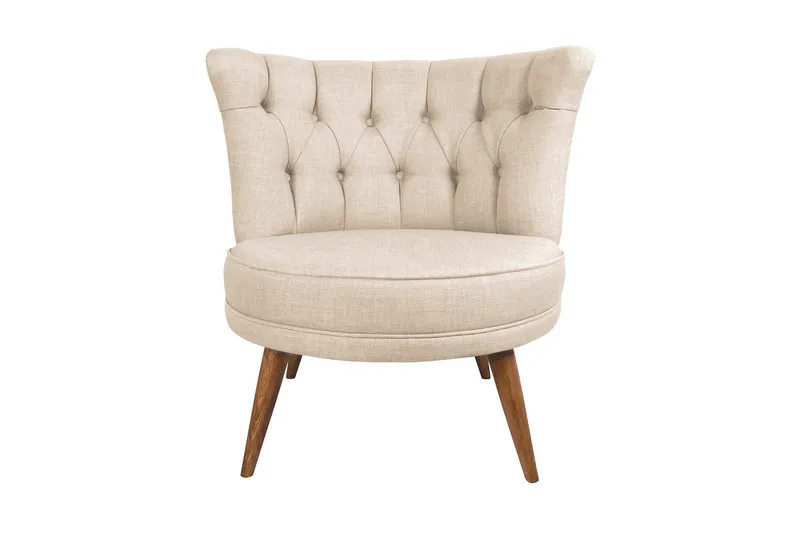 Vollbracht Lænestol - Beige - Møbler - Stole & lænestole - Lænestole - Chesterfield lænestole