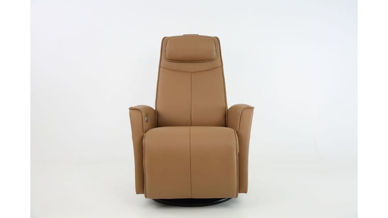 Clashan Hjellegjerde reclinerlænestol elektrisk - Brun - Møbler - Stole & lænestole - Lænestole - Recliner lænestol