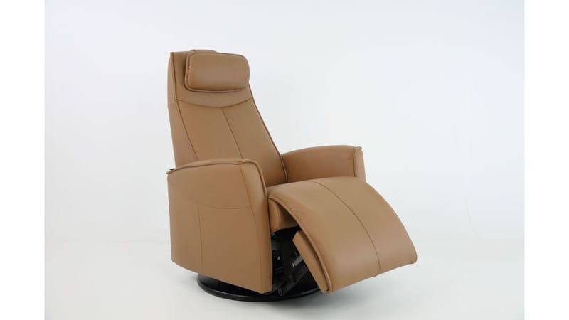 Clashan Hjellegjerde reclinerlænestol elektrisk - Brun - Møbler - Stole & lænestole - Lænestole - Recliner lænestol