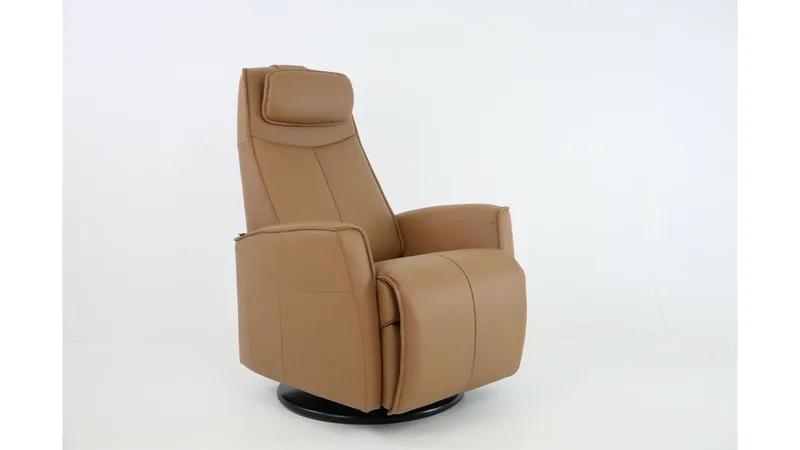 Clashan Hjellegjerde reclinerlænestol elektrisk, Brun