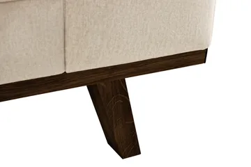 Copenhagen Lænestol i Fløjl - Beige - Møbler - Stole & lænestole - Lænestole