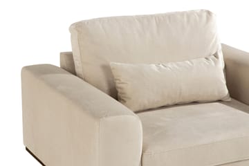 Copenhagen Lænestol i Fløjl - Beige - Møbler - Stole & lænestole - Lænestole