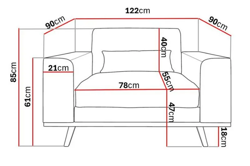 Copenhagen Lænestol - Linnebeige - Møbler - Stole & lænestole - Lænestole