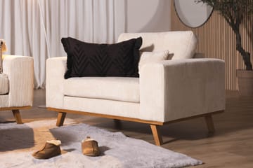 Copenhagen Lænestol Manchester - Beige - Møbler - Stole & lænestole - Lænestole
