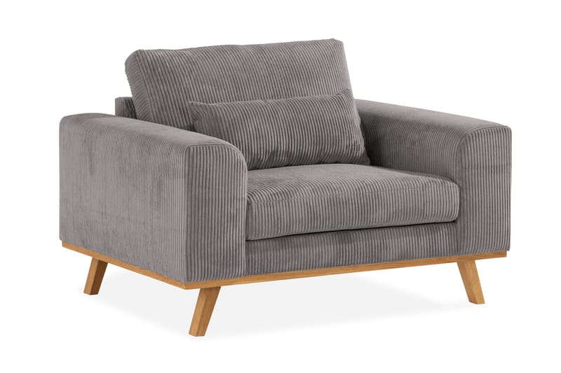 Copenhagen Lænestol Manchester - Grå - Møbler - Stole & lænestole - Lænestole