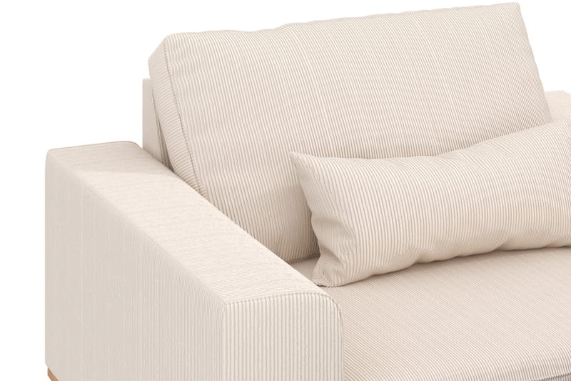 Copenhagen Lænestol med Puf - Lysebeige - Møbler - Stole & lænestole - Lænestole