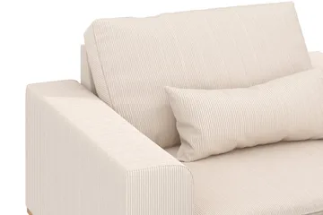 Copenhagen Lænestol med Puf - Lysebeige - Møbler - Stole & lænestole - Lænestole