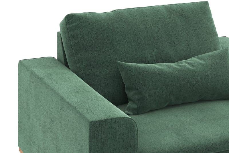 Copenhagen Lænestol med Puf - Mørkegrøn - Møbler - Stole & lænestole - Lænestole - Lænestol med fodskammel