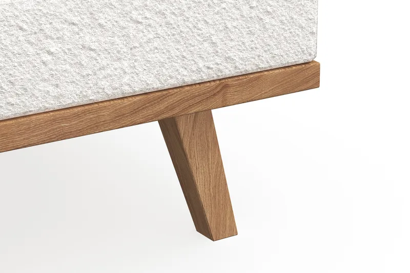 Copenhagen Lænestol med Puf - Hvid - Møbler - Stole & lænestole - Lænestole - Lænestol med fodskammel