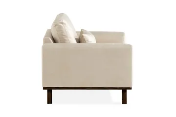 Copenhagen Lænestol Velour - Beige - Møbler - Stole & lænestole - Lænestole