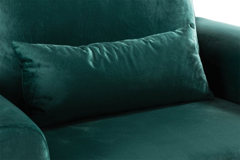 Copenhagen Lænestol Velour - Grøn - Møbler - Stole & lænestole - Lænestole