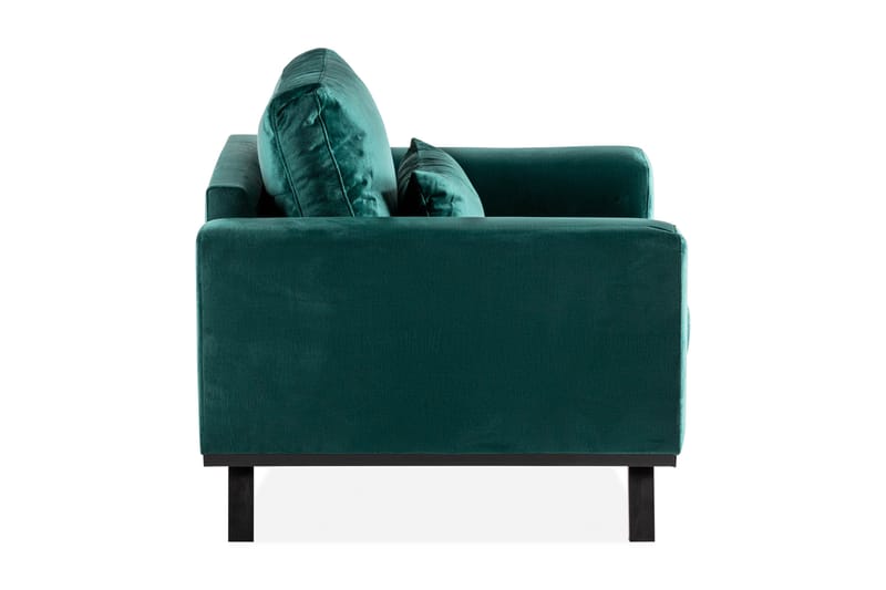 Copenhagen Lænestol Velour - Grøn - Møbler - Stole & lænestole - Lænestole