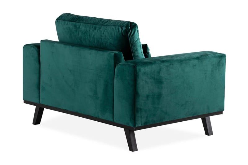 Copenhagen Lænestol Velour - Grøn - Møbler - Stole & lænestole - Lænestole