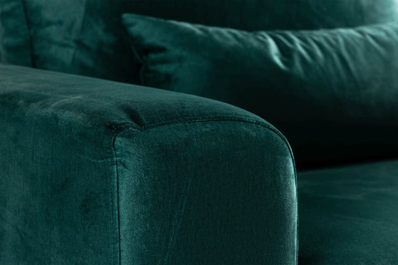 Copenhagen Lænestol Velour - Grøn - Møbler - Stole & lænestole - Lænestole