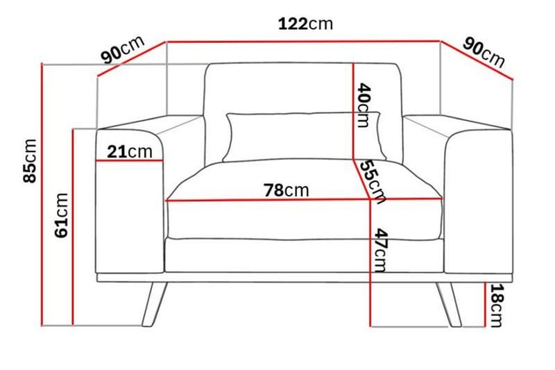 Copenhagen Lænestol - Møbler - Stole & lænestole - Lænestole