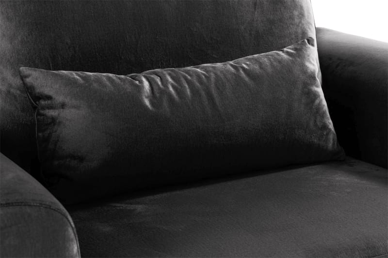 Copenhagen Velourlænestol - Grå - Møbler - Stole & lænestole - Lænestole