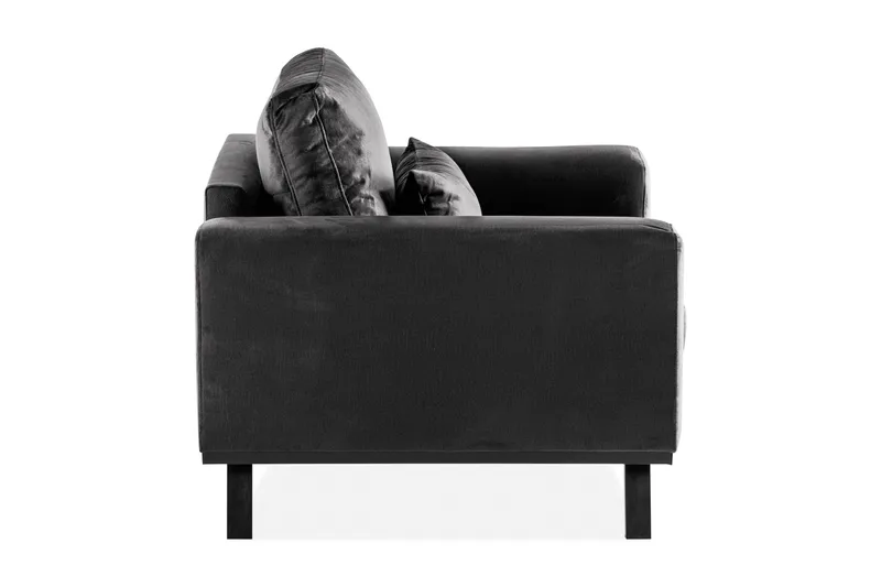 Copenhagen Velourlænestol - Grå - Møbler - Stole & lænestole - Lænestole