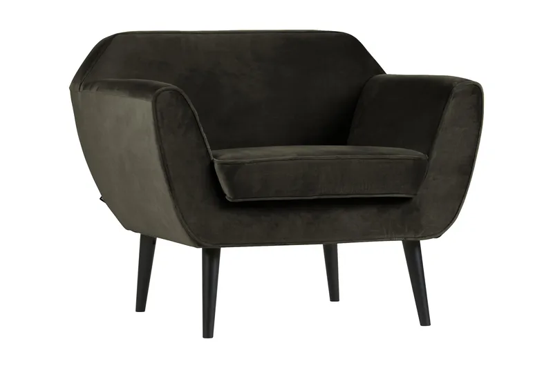Corollos Velour Lænestol - Varm Grøn - Møbler - Stole & lænestole - Lænestole