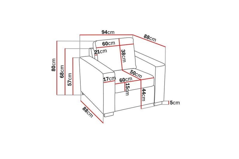 Crazy Lænestol - Beige - Møbler - Stole & lænestole - Lænestole