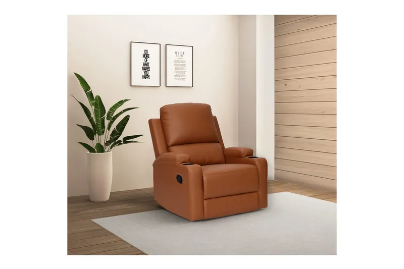 Dallas Lænestol - Brun - Møbler - Stole & lænestole - Lænestole - Liggestol